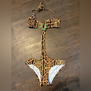 *New* 🐆 Topshop 2 Leopard Print Monokini 👙
